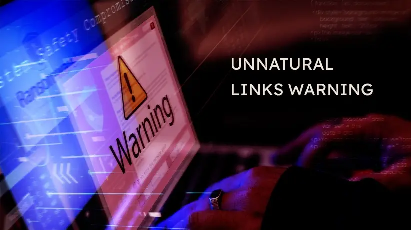 Unnatural Links Warning